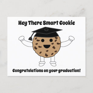 Abschluss Smart Cookie Lustig Personalisieren Postkarte