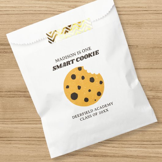 Abschluss Smart Cookie mit individuellem Namen Geschenktütchen
