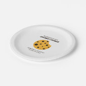 Abschluss Smart Cookie mit individuellem Namen Pappteller (Schrägansicht)