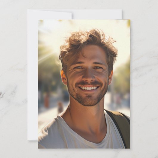 Abschluss Son Ankündigung (Rückseite)