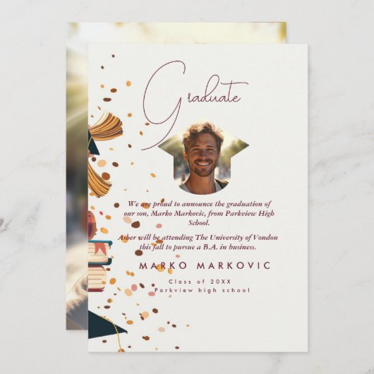 Abschluss Son I Red Ankündigung (Vorne/Hinten)