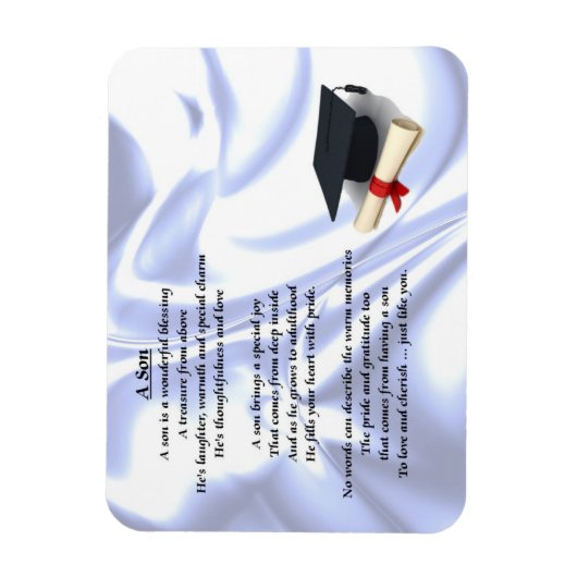 Abschluss - Son poem Magnet (Vertikal)