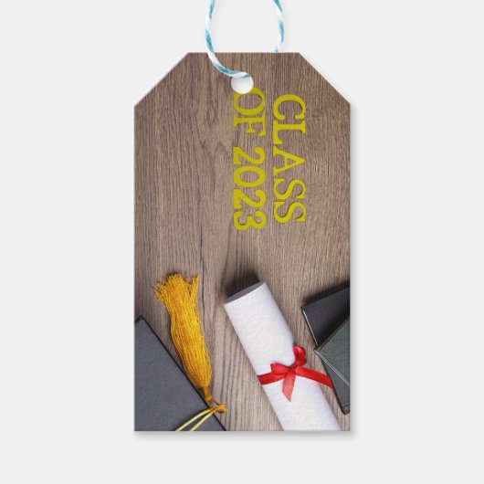 Abschluss-Sondergeschenk Tag Geschenkanhänger (Vorderseite)