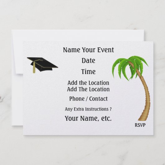 Abschluss/sonstige Einladung - SRF (Rückseite)