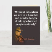 Abschluss Spaß Karte (Vorderseite)