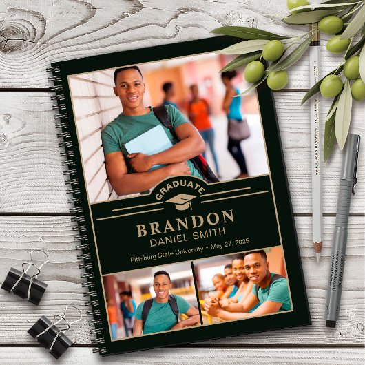 Abschluss-Spiral-Notebook-Universität 2025 Notizblock