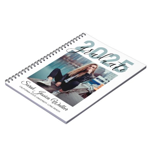 Abschluss-Spiral-Notebook-Universität 2025 Notizblock (Linke Seite)