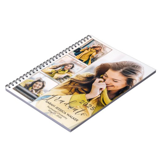 Abschluss-Spiral-Notebook-Universität 2025 Notizblock (Linke Seite)