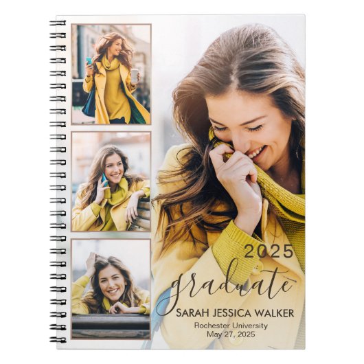 Abschluss-Spiral-Notebook-Universität 2025 Notizblock (Vorderseite)