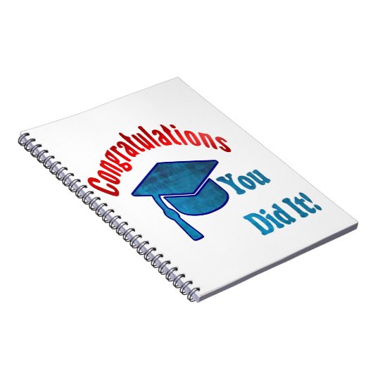 Abschluss-SpiralNotebook für Studierende Notizblock (Rechte Seite)