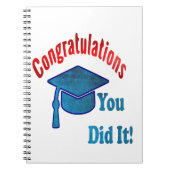 Abschluss-SpiralNotebook für Studierende Notizblock (Vorderseite)