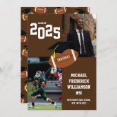 Abschluss Sports Brown Ankündigung (Vorne/Hinten)