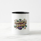 Abschluss Squad Pixel Caps Stars Tasse (Zentrum)