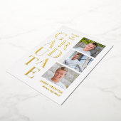 Abschluss "Stack Charm Foil" - Einladung (Gedreht)