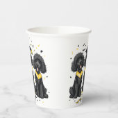 Abschluss Standard Poodle Hunde Pappbecher (Links)