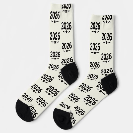Abschluss Star Class 2026 Grad Socken (Linkes Detail)