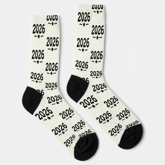 Abschluss Star Class 2026 Grad Socken (Rechts)