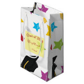 Abschluss Stars Kleine Geschenktüte (Vorderseite Schrägansicht)