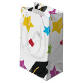 Abschluss Stars Kleine Geschenktüte (Rückseite Schrägansicht)