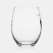 Abschluss Stemless Weinglas Ohne Stiel (Rechts)