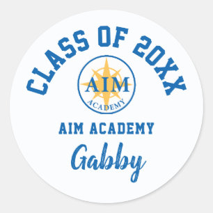 Abschluss Stickers Aim Academy, Custom
