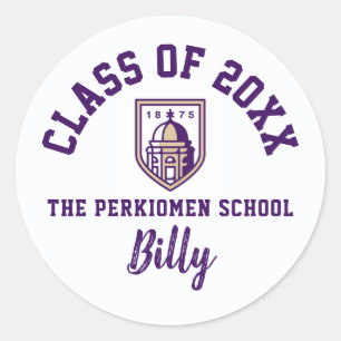 Abschluss Stickers die Perkiomen-Schule, Custom