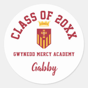 Abschluss Stickers Gwynedd Mercy Academy, Custom