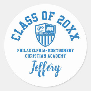 Abschluss Stickers Philadelphia-Montgomery Christ