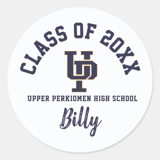 Abschluss Stickers Upper Perkiomen High School (Vorderseite)