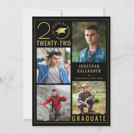 Abschluss Stilvolle Klasse 5 Foto benutzerdefinier Ankündigung