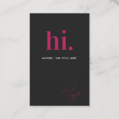 Abschluss Student School Networking Modern Visitenkarte (Vorderseite)