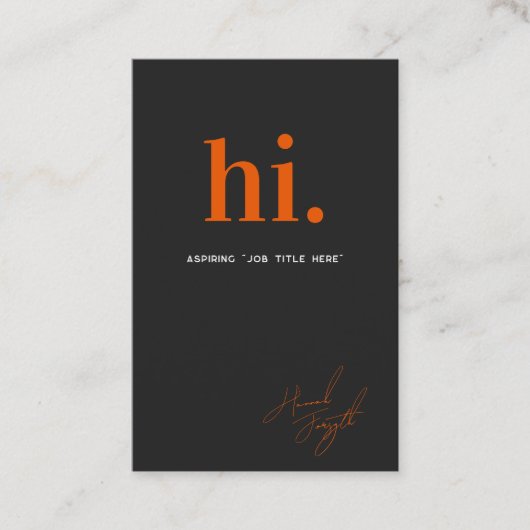 Abschluss Student School Networking Modern Visitenkarte (Vorderseite)