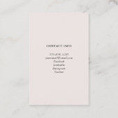 Abschluss Student School Networking Modernes Foto Visitenkarte (Rückseite)