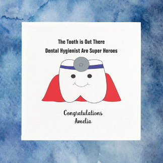 Abschluss Super Hero personalize Serviette