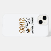 Abschluss-T-Shirt Geschenk Klasse 2026 Case-Mate iPhone Hülle (Rückseite (Horizontal))