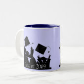 Abschluss T - Shirt und Geschenke Zweifarbige Tasse (Vorderseite Links)