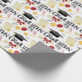 Abschluss Tag Geschenkpapier (Ecke)