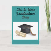 Abschluss-Tag Karte (Vorderseite)