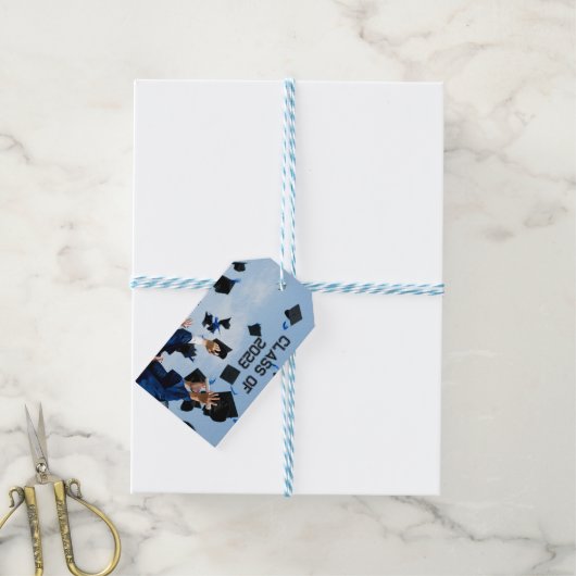 Abschluss-Tags Geschenkanhänger (Mit Garn)