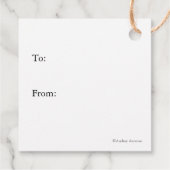 Abschluss Tags Siegesemblem Geschenkanhänger (Rückseite)