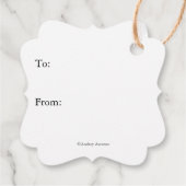 Abschluss Tags Siegesemblem Geschenkanhänger (Rückseite)