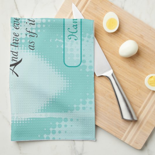 Abschluss-Tanz, Geschenk, Hannah Handtuch (Viertel Falte)