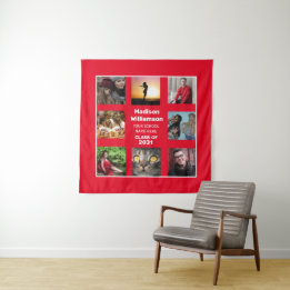 Abschluss-Tapestry 8 Fotocollage-Klasse Wandteppich