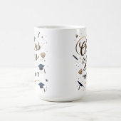 Abschluss Tasse - Elegantes Gold Cap (Mittel)