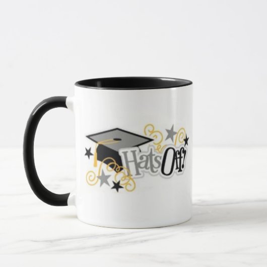 ABSCHLUSS-TASSE "HATT OFF" TASSE (Links)