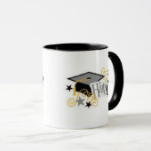 ABSCHLUSS-TASSE "HATT OFF" TASSE (VorderseiteRechts)