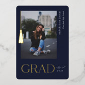 Abschluss Tassel Foto Ankündigung (Vorderseite)