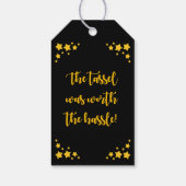 Abschluss Tassel Hassle Vielen Dank für Ihr Intere Geschenkanhänger (Rückseite)