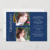 Abschluss Tassel in Blauer Ankündigung (Vorderseite)