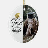 Abschluss Tassel war Foto wert Keramik Ornament (Rechts)
